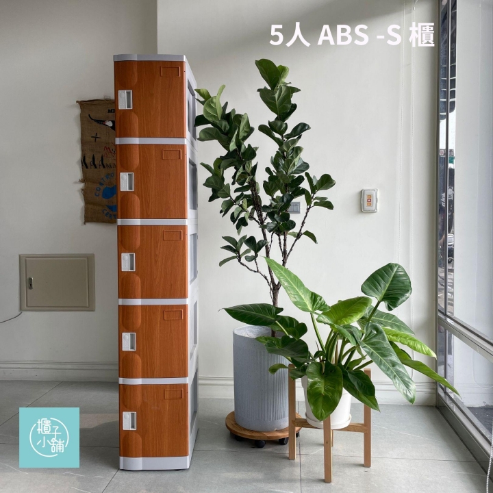 10人 ABS櫃- S 木紋門板- 把手櫃基隆置物櫃製造廠商